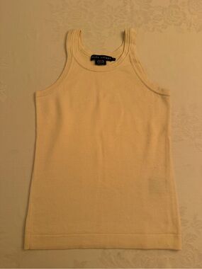 Ralph Lauren Pale Yellow Ribbed Tank
